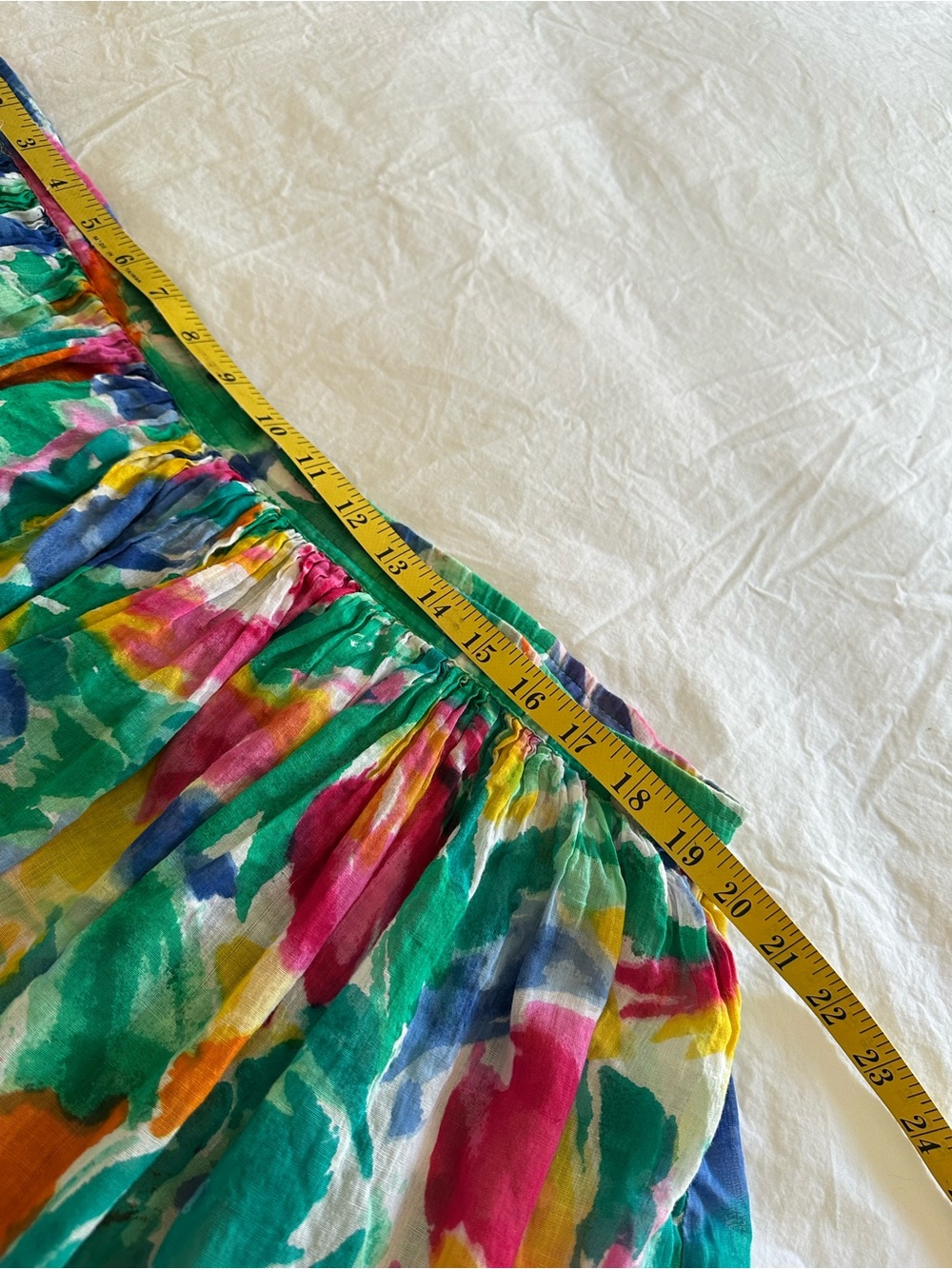 Mixit vibrant sheer skirt, size large - Picture 8 of 11